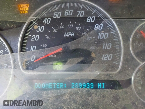 2003 GMC Envoy SLT with VIN 1GKDT13S432190085, listed as a IAAI auction lot 42106915 with 289,933 mi miles. Bid and sale history available at carsss.com. Image 7.