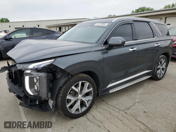 2020 Hyundai Palisade SEL with VIN KM8R4DHE7LU169377, listed as a Copart auction lot 52479895 with 58,828 mi miles and Salvage title. Bid and sale history available at DreamBid. Image 1.