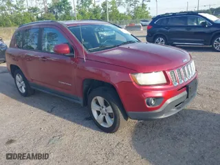 2016 Jeep Compass High Altitude Edition with VIN 1C4NJCEA9GD599487, listed as a IAAI auction lot 42087686 with 176,820 mi miles. Bid and sale history available at carsss.com. Image 1.