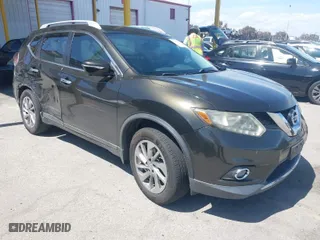 2014 Nissan Rogue SL with VIN 5N1AT2MT8EC777202, listed as a IAAI auction lot 41939670 with 159,612 mi miles. Bid and sale history available at carsss.com. Image 1.