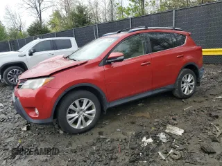 2013 Toyota RAV4 Limited with VIN JTMDFREV3DD014224, listed as a Copart auction lot 53118605 with 187,007 mi miles and Salvage Title. Bid and sale history available at carsss.com. Image 1.