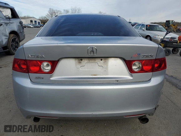 2004 Acura TSX w/Navigation with VIN JH4CL96914C045076, listed as a Copart auction lot 45740905 with 119,878 mi miles and Salvage Title. Bid and sale history available at carsss.com. Image 6.