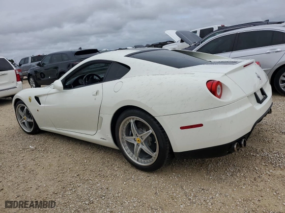 2010 Ferrari 599 GTB Fiorano with VIN ZFF60FCA0A0173683, listed as a Copart auction lot 74913514 with NaN miles and Salvage Title. Bid and sale history available at carsss.com. Image 2.