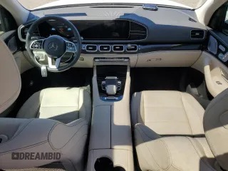 2020 Mercedes-Benz GLS 450 with VIN 4JGFF5KE4LA214885, listed as a Copart auction lot 54007984 with 27,719 mi miles and Salvage Title. Bid and sale history available at DreamBid. Image 8.