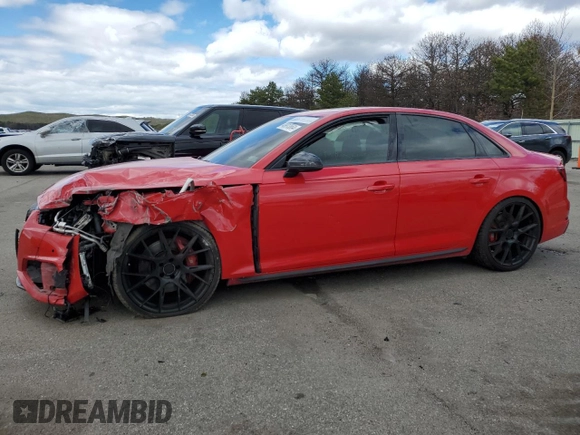 2019 Audi S4 Premium Plus with VIN WAUB4AF45KA116835, listed as a Copart auction lot 49913664 with 51,995 mi miles. Bid and sale history available at carsss.com. Image 1.