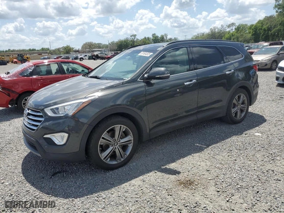 2013 Hyundai Santa Fe Limited with VIN KM8SR4HF9DU013516, listed as a Copart auction lot 52494505 with 120,617 mi miles and Clean Title. Bid and sale history available at carsss.com. Image 1.