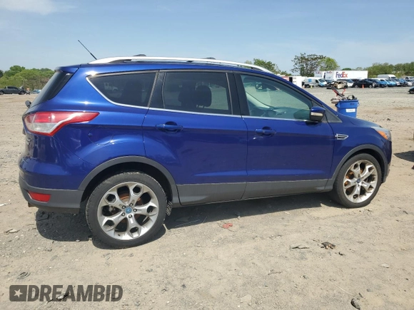 2013 Ford Escape Titanium z VIN 1FMCU0J99DUB78353, wystawiony jako Copart lot #54324725 z przebiegiem 209 829 mil mil oraz Czysty tytuł • Clean title. Historia ofert i sprzedaży dostępna na DreamBid. Obrazek 3.