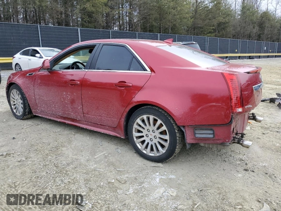2012 Cadillac CTS Premium with VIN 1G6DS5E30C0105995, listed as a Copart auction lot 45369675 with 97,812 mi miles and Salvage Title. Bid and sale history available at DreamBid. Image 2.