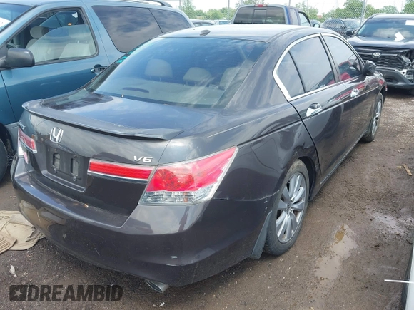 2011 Honda Accord EX-L with VIN 1HGCP3F82BA009739, listed as a IAAI auction lot 42440821 with 193,100 mi miles and . Bid and sale history available at DreamBid. Image 4.