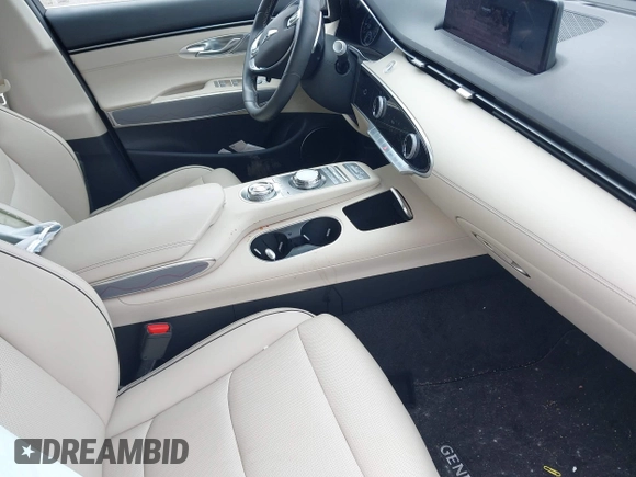 2023 Genesis GV70 2.5T with VIN KMUMADTB7PU130120, listed as a IAAI auction lot 42460466 with 25,802 mi miles and . Bid and sale history available at DreamBid. Image 5.