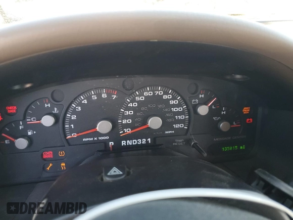 2005 Ford Explorer XLT with VIN 1FMZU73E25ZA36881, listed as a Copart auction lot 61786955 with 135,015 mi miles and Salvage title. Bid and sale history available at DreamBid. Image 9.