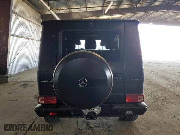 2016 Mercedes-Benz G-Class AMG G 63 with VIN WDCYC7DF2GX247520, listed as a Copart auction lot 83422424 with 61,417 mi miles and Salvage Title. Bid and sale history available at carsss.com. Image 6.