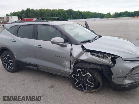 2023 Chevrolet Blazer RS with VIN 3GNKBKRS2PS216610, listed as a IAAI auction lot 42322283 with 16,340 mi miles and . Bid and sale history available at DreamBid. Image 6.