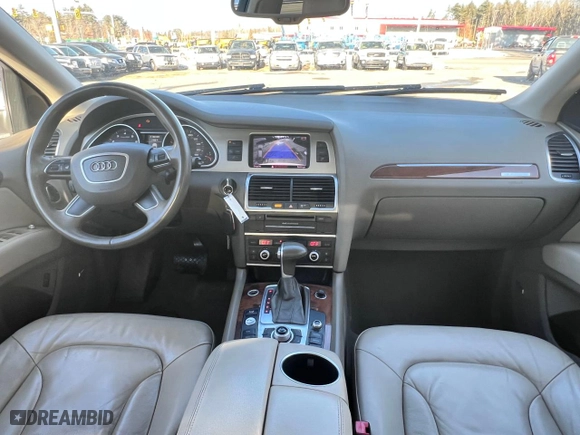 2015 Audi Q7 3.0T Premium Plus with VIN WA1LGAFE5FD014103, listed as a Copart auction lot 43221695 with 152,409 mi miles and Clean Title. Bid and sale history available at carsss.com. Image 9.