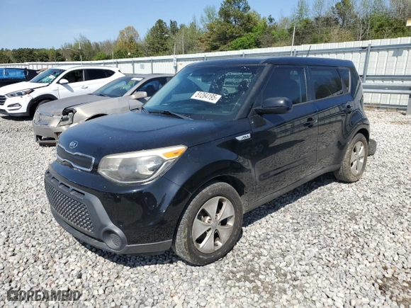 2015 Kia Soul with VIN KNDJN2A27F7798594, listed as a Copart auction lot 51264195 with 99,150 mi miles and Salvage Title. Bid and sale history available at carsss.com. Image 1.