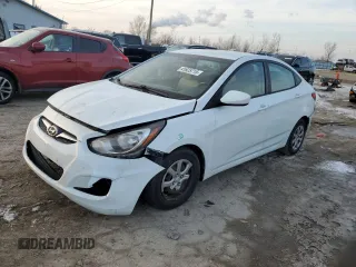 2014 Hyundai Accent GLS with VIN KMHCT4AE3EU670191, listed as a Copart auction lot 41625715 with 19,288 mi miles and Salvage title. Bid and sale history available at DreamBid. Image 1.