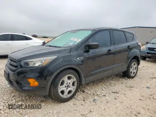 2018 Ford Escape S with VIN 1FMCU0F71JUB54129, listed as a Copart auction lot 58472735 with 111,291 mi miles and Salvage title. Bid and sale history available at DreamBid. Image 1.