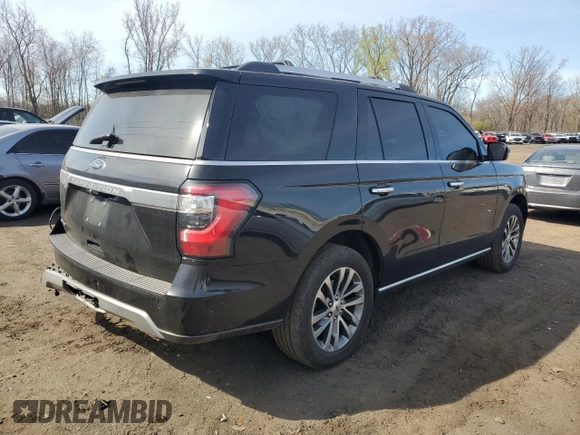 2018 Ford Expedition Limited with VIN 1FMJU2AT8JEA71394, listed as a Copart auction lot 53386335 with 135,995 mi miles and Salvage title. Bid and sale history available at DreamBid. Image 3.