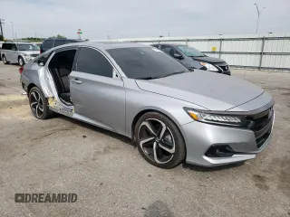 2021 Honda Accord Sport z VIN 1HGCV2F31MA026412, wystawiony jako Copart lot #54490965 z przebiegiem 51 658 mil mil oraz Szkoda całkowita • Salvage title. Historia ofert i sprzedaży dostępna na DreamBid. Obrazek 4.