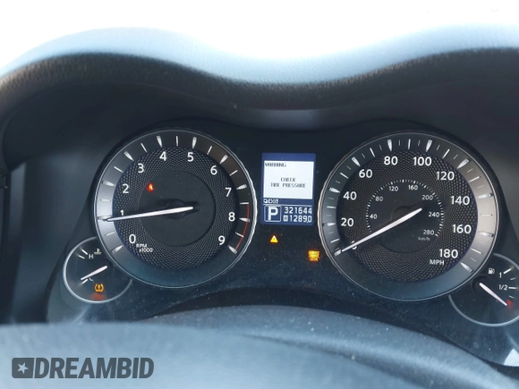 2012 Infiniti M with VIN JN1BY1AP3CM331819, listed as a IAAI auction lot 41773311 with 321,644 mi miles and . Bid and sale history available at DreamBid. Image 7.