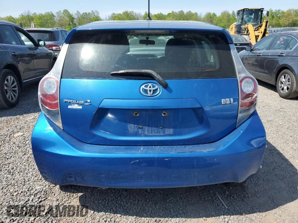 2012 Toyota Prius One with VIN JTDKDTB31C1026403, listed as a Copart auction lot 55511025 with 169,115 mi miles and Clean Title. Bid and sale history available at carsss.com. Image 6.