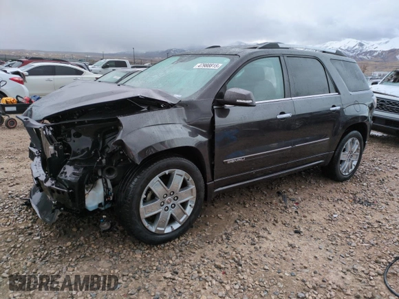 2016 GMC Acadia Denali with VIN 1GKKVTKD7GJ194188, listed as a Copart auction lot 47988815 with 126,642 mi miles and Salvage Title. Bid and sale history available at carsss.com. Image 1.