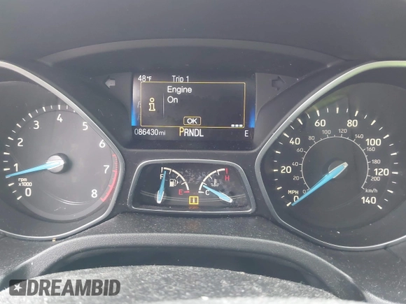 2016 Ford Focus SE with VIN 1FADP3F29GL356629, listed as a IAAI auction lot 41946558 with 86,430 mi miles and . Bid and sale history available at DreamBid. Image 7.