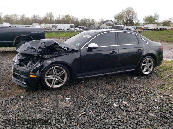 2018 Audi S4 Premium Plus with VIN WAUB4AF48JA167700, listed as a Copart auction lot 51366634 with 77,191 mi miles and Salvage Title. Bid and sale history available at carsss.com. Image 1.