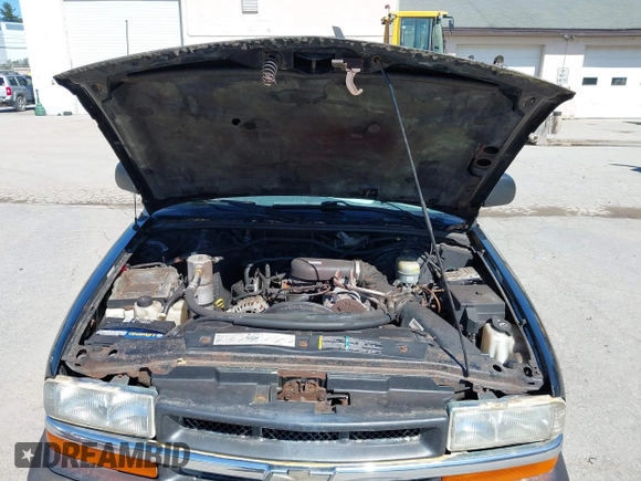 2002 Chevrolet S-10 LS with VIN 1GCDT19W528219000, listed as a IAAI auction lot 41971803 with 134,225 mi miles. Bid and sale history available at carsss.com. Image 10.