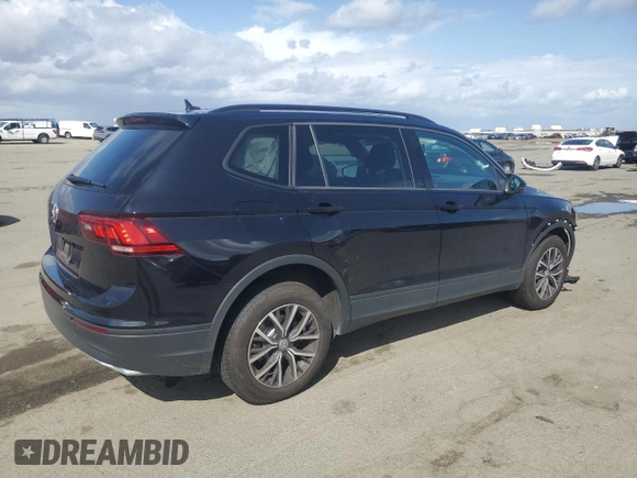 2021 Volkswagen Tiguan S with VIN 3VV1B7AX3MM016927, listed as a Copart auction lot 51351865 with 43,594 mi miles and Salvage title. Bid and sale history available at DreamBid. Image 3.