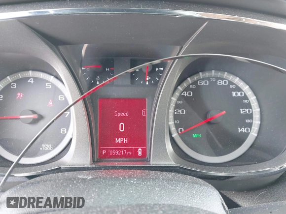 2012 GMC Terrain SLT-1 with VIN 2GKFLVE53C6154317, listed as a IAAI auction lot 41588497 with 59,217 mi miles. Bid and sale history available at carsss.com. Image 7.