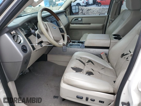 2007 Ford Expedition Max Limited with VIN 1FMFK20557LA18350, listed as a Copart auction lot 59759045 with 191,977 mi miles and Salvage title. Bid and sale history available at DreamBid. Image 7.