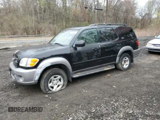 2002 Toyota Sequoia SR5 with VIN 5TDZT34A22S132678, listed as a Copart auction lot 51746785 with Not Provided miles and Salvage Title. Bid and sale history available at carsss.com. Image 1.
