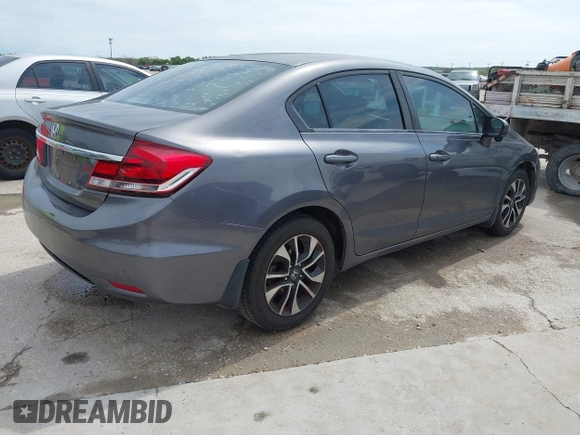 2014 Honda Civic Sedan EX with VIN 19XFB2F88EE083124, listed as a IAAI auction lot 41897043 with 141,407 mi miles. Bid and sale history available at carsss.com. Image 4.