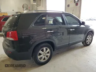 2011 Kia Sorento LX with VIN 5XYKT3A12BG138645, listed as a Copart auction lot 53482805 with 182,387 mi miles and Salvage Title. Bid and sale history available at DreamBid. Image 3.