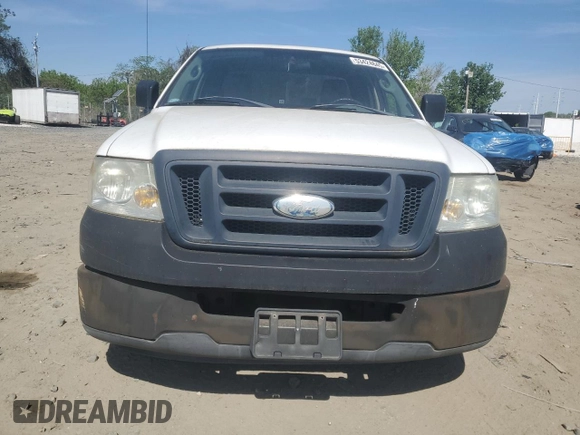 2008 Ford F-150 XL with VIN 1FTRF12258KC95137, listed as a Copart auction lot 53424845 with 210,017 mi miles and Clean Title. Bid and sale history available at carsss.com. Image 5.