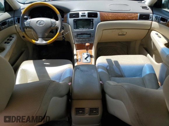 2005 Lexus ES 350 with VIN JTHBA30G955101728, listed as a Copart auction lot 61907345 with 140,427 mi miles and Clean title. Bid and sale history available at DreamBid. Image 8.