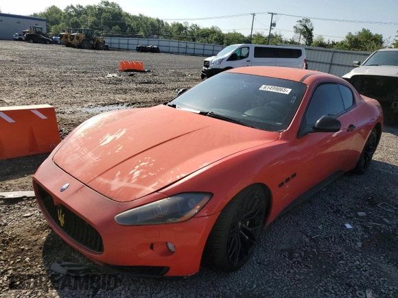 2011 Maserati GranTurismo S с VIN ZAM45KLA5B0059157, выставлен на аукционе Copart как лот 61499065 с пробегом Не указан миль и Чистый • Clean title. История ставок и продаж доступна на DreamBid. Изображение 1.