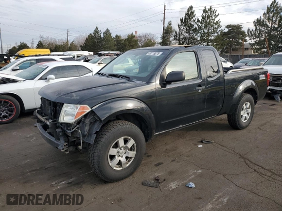 2005 Nissan Frontier SE with VIN 1N6AD06W45C402708, listed as a Copart auction lot 43715675 with 174,745 mi miles and Salvage title. Bid and sale history available at DreamBid. Image 1.