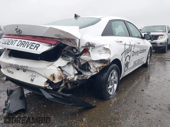 2023 Hyundai Elantra SE with VIN 5NPLL4AG4PH112028, listed as a IAAI auction lot 42010402 with 45,476 mi miles and . Bid and sale history available at DreamBid. Image 6.