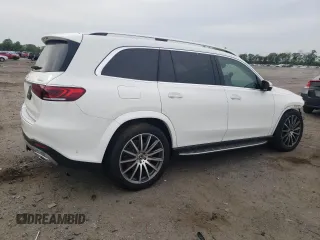 2023 Mercedes-Benz GLS 450 with VIN 4JGFF5KE4PA989645, listed as a Copart auction lot 52894384 with 5,365 mi miles and . Bid and sale history available at DreamBid. Image 3.