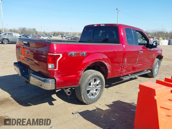 2017 Ford F-150 XL with VIN 1FTFX1EF3HFA22866, listed as a IAAI auction lot 41739336 with 176,669 mi miles. Bid and sale history available at carsss.com. Image 4.
