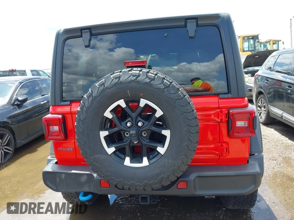 2024 Jeep Wrangler Rubicon with VIN 1C4RJXR60RW292120, listed as a IAAI auction lot 42613719 with 31,286 mi miles and . Bid and sale history available at DreamBid. Image 16.