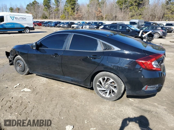 2016 Honda Civic Sedan EX with VIN 19XFC2F80GE216328, listed as a Copart auction lot 44415155 with 132,114 mi miles and Salvage Title. Bid and sale history available at carsss.com. Image 2.