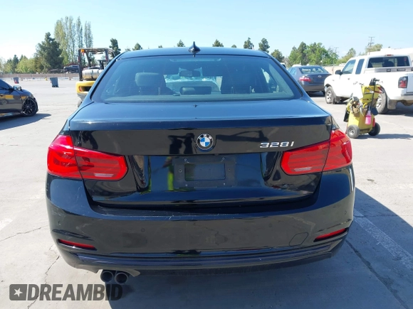 2016 BMW 3 Series 328i with VIN WBA8E9G51GNU28292, listed as a IAAI auction lot 42076233 with 43,758 mi miles. Bid and sale history available at carsss.com. Image 16.