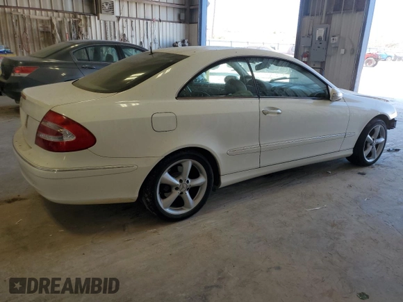 2005 Mercedes-Benz CLK 320 with VIN WDBTJ65J05F163135, listed as a Copart auction lot 75406684 with 170,089 mi miles and Salvage Title. Bid and sale history available at DreamBid. Image 3.