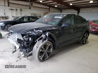 2023 Audi Q5 Sportback S line Premium Plus z VIN WA15AAFY9P2045081, wystawiony jako Copart lot #58192475 z przebiegiem 40 107 mil mil oraz Szkoda całkowita • Salvage title. Historia ofert i sprzedaży dostępna na DreamBid. Obrazek 1.