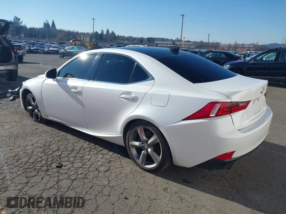 2014 Lexus IS 350 with VIN JTHBE1D23E5001809, listed as a IAAI auction lot 41439427 with 145,771 mi miles and . Bid and sale history available at DreamBid. Image 3.