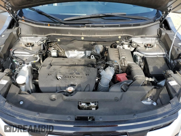 2022 Mitsubishi Outlander SE with VIN JA4APVAU7NU022926, listed as a Copart auction lot 54352665 with 41,909 mi miles and Salvage title. Bid and sale history available at DreamBid. Image 11.