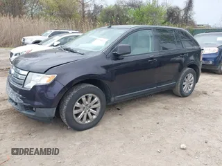 2007 Ford Edge SEL PLUS with VIN 2FMDK39C27BB33633, listed as a IAAI auction lot 42006113 with 218,462 mi miles. Bid and sale history available at carsss.com. Image 2.